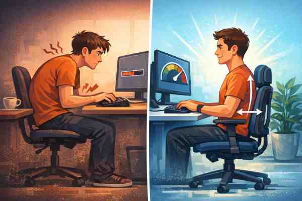 Typing Posture: Small Changes, Big Speed Gains
