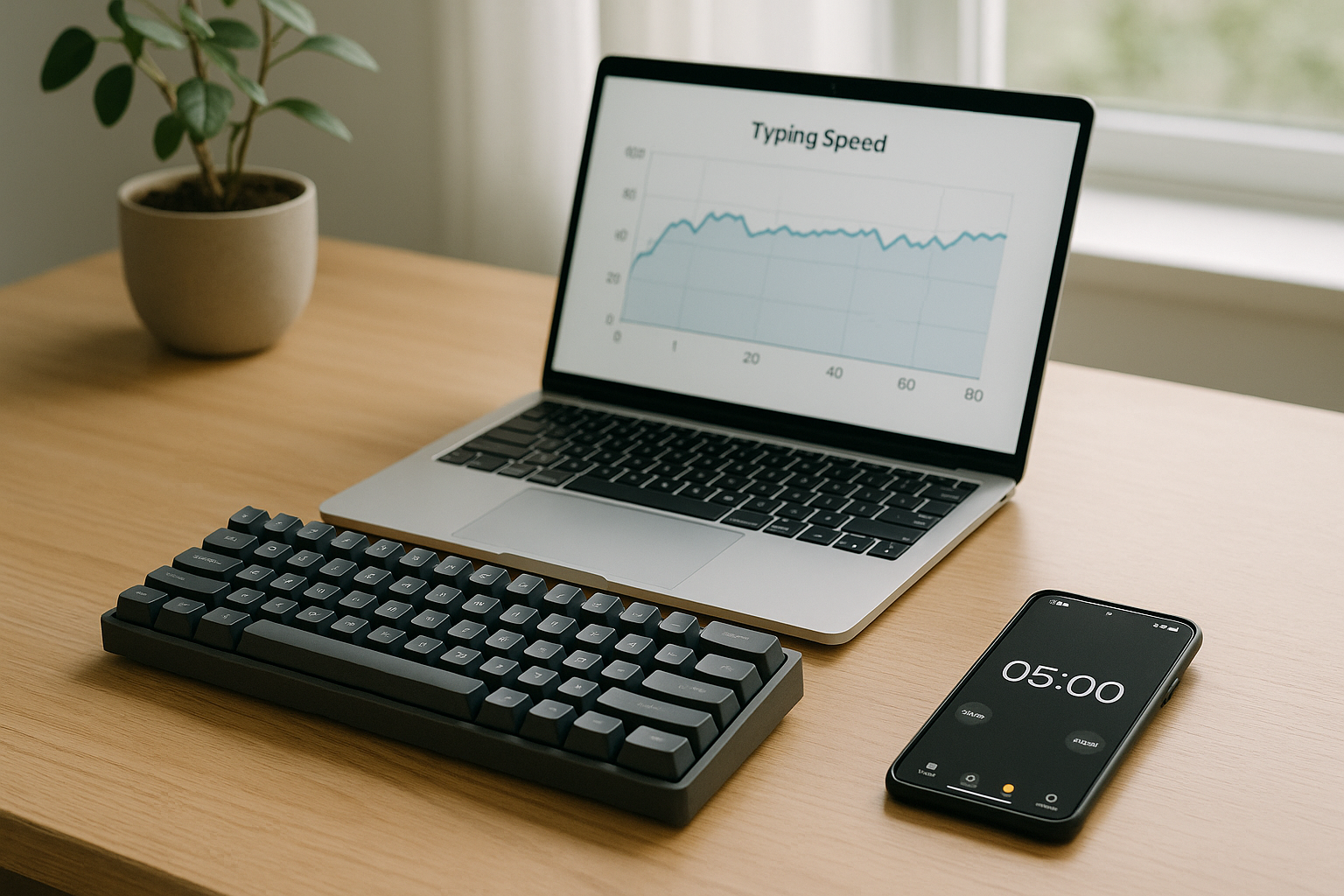 Keyboard Typing Test Warmup Protocol: Improve WPM Consistency in 10 Minutes